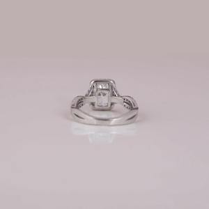 Anillo de diamante de laboratorio redondo de la mejor calidad 10K/14K/ 18k oro rosa último anillo de diamante redondo para regalo de cumpleaños para mujeres - Product Image 6