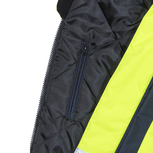 Vestes réfléchissantes d'hiver disponibles en échantillon, veste de sécurité routière haute visibilité, logo personnalisé, tailles plus grandes, veste de sécurité pour hommes - Product Image 3