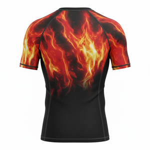 Custom rash guard <b>shirt</b> for men women MMA BJJ jiu jitsu no gi training sublimated compression top durable wholesale swimwear - Product Image 2