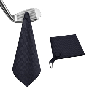 High Quality Custom Logo Printed Microfiber <b>Waffle</b> Golf Towel Personalized Solid Color Sports Golf Towels For Sale - Product Image 5