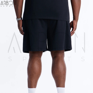 Shorts en tricot personnalisés avec logo, design tendance, pour hommes, en coton mélangé de haute qualité, vêtements décontractés, streetwear, mode, fabrication OEM ODM - Product Image 5