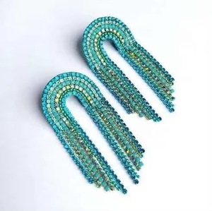 Pendientes Colgantes de Ganchillo con Cuentas de Semillas Personalizables al por Mayor, Diseño de Mariposa, Joyería Artificial Hecha a Mano Multicolor de Diseñador, en Tendencia - Product Image 6