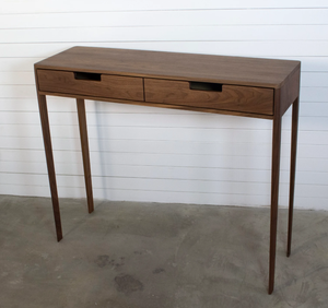 โต๊ะคอนโซลไม้มะม่วงสีดำเข้มข้นสำหรับห้องนั่งเล่น  วัสดุไม้เนื้อแข็ง  สำหรับทางเข้าวิลล่าระดับพรีเมียม  โถงทางเดิน  และห้องรับแขก - Product Image 4