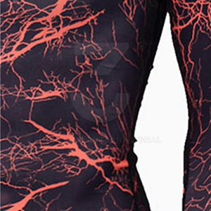 Solid Pattern Spandex <b>Men</b> Rash Guards 220g Pre Shrunk Fabric Quick Dry <b>Compression</b> <b>Shirt</b> High Quality Customizable in Wholesale - Product Image 6