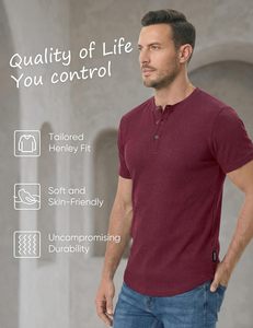 เสื้อยืดคอตตอนถักสำหรับผู้ชาย แบรนด์ส่วนตัว คุณภาพพรีเมียม แขนสั้น คอกลม ระบายอากาศได้ดี เป็นมิตรกับสิ่งแวดล้อม สวมใส่สบาย สไตล์ลำลอง รับผลิตแบบ OEM - Product Image 5