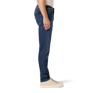 <b>Men</b> Straight Fit Denim Pants Soft 100% Cotton Casual Everyday Blue <b>Jeans</b> Classic Comfortable Durable OEM Factory Wholesale - Product Image 2