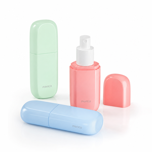 Custom Logo PET Capsule Shape Cosmetic <b>Spray</b> <b>Bottle</b> 50ml 60ml 80ml 100ml Refillable Travel Toner Mist <b>Bottle</b> Skincare Packaging - Product Image 2
