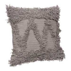 Chic Cozy 100% Wool and Cotton <b>Boho</b> Pillow Set 2 Pieces 43cm X43cm for Living Room or Bedroom Seat Cushions - Product Image 1