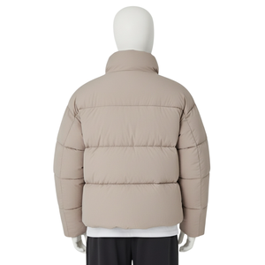 เสื้อแจ็คเก็ตพัฟเฟอร์แบบมีซิปเต็มตัว คอตั้ง บุใยหนา สำหรับฤดูหนาว ระบายอากาศได้ดี ผลิตจากผ้าโพลีเอสเตอร์/คอตตอนเคลือบผิวอย่างดี เป็นมิตรต่อสิ่งแวดล้อม ขายส่งคุณภาพสูง - Product Image 3