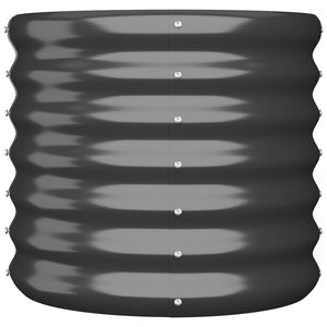 15.7 per fioriera da giardino in acciaio verniciato a polvere antracite "x 15.7" x 14.2 "per vasi e fioriere - Product Image 3