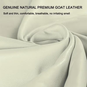 Guantes de Trabajo de Cuero Antiestáticos y Anticorte para Hombre y Mujer, Color Blanco, Puño Elástico, Guantes de Seguridad para Trabajo Manual - Product Image 4