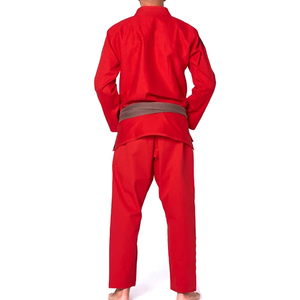 Wholesale High Quality Custom Made High Quality Judo Gi Martial Arts Wears Bjj Kimono BJJ <b>Red</b> Judo Uniform - Product Image 5