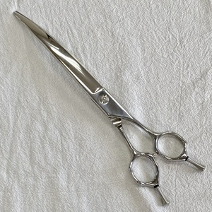 Professional Eversharp Japanese Classic 440C Stainless Steel Curved Customizable <b>Dog</b> Grooming <b>Scissors</b> Shedding Dematting - Product Image 2