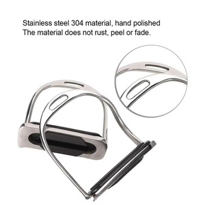 Estribos de Acero Inoxidable MARCO WEAR, Duraderos y Resistentes a la Corrosión, con Excelente Absorción de Impactos para Montar a Caballo - Product Image 6