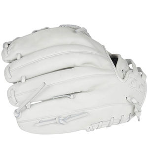 WARPRO INDUSTRY <b>White</b> 12.5 Inch Lightweight Knit Fabric Baseball Glove Durable Right-Handed <b>Throw</b> Professional Use Training High - Product Image 2