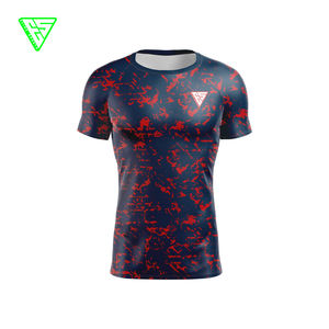 Rashguard de Compresión para MMA y BJJ, Diseño OEM, Impresión Digital Personalizada, Transpirable, de Secado Rápido, Antibacterial, Ecológico, Unisex - Product Image 5