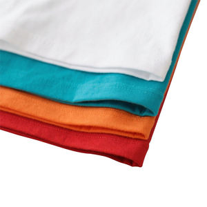 Custom <b>Logo</b> Design Heavy Weight Men's Plus Size 100% Cotton Solid Knitted Regular Fit Casual T-Shirt - Product Image 5