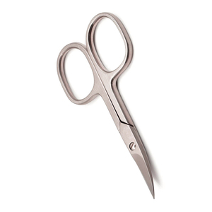 Ciseaux à cuticules professionnels extra fins, tranchants, courbés, petits, avec logo personnalisé - Product Image 2
