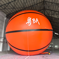 Ballon de basket gonflable géant avec logo personnalisé pour la publicité et la décoration d'événements
