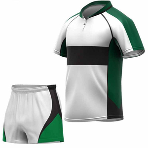 Uniformes de Rugby Unisex de Primera Calidad, Ajustables de Fábrica, Transpirables, 100% Poliéster con Impresión de Logotipo Personalizado - Product Image 1