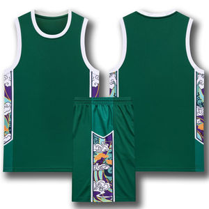 Camiseta de Baloncesto Profesional, Pantalones Cortos Transpirables de Secado Rápido, Ropa Deportiva de Equipo al Por Mayor, Tallas Grandes - Product Image 1