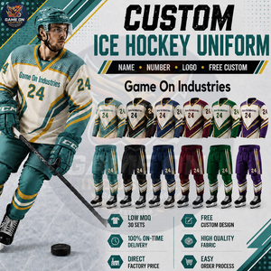 Custom Name Number Sublimated Jersey and Pants Complete Outfit Full Print OEM ODM Service Ice Hockey Uniform For Team Wear - Product Image 3