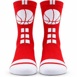 Custom Logo high quality <b>Men</b> Youth Crew Elite Basketball Sport <b>Socks</b> Knitted Double Pressure Athletic Compression OEM Wholesale - Product Image 6