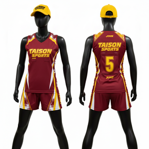 Artículo Más Vendido, Conjunto de Uniforme de Netball Personalizado para Hombre, Conjunto Completo de Vestido de Netball Sublimado para Jóvenes y Mujeres, Precio de Fábrica - Product Image 3