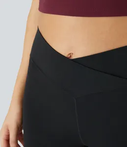 High <b>Waist</b> Black Sport <b>Shorts</b> <b>Women</b> Quick Dry <b>Elastic</b> <b>Waist</b> Knitted Fitness Wear Solid Color Athletic <b>Short</b> Style - Product Image 5