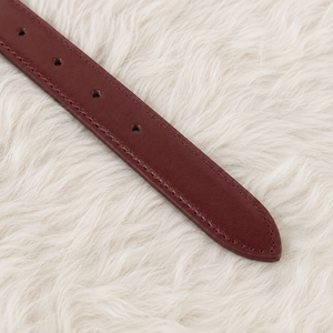 <span class=keywords><strong>Cintura</strong></span> Casual da <span class=keywords><strong>Donna</strong></span> in Pelle PU Rossa <span class=keywords><strong>Bordeaux</strong></span> con Fibbia in Lega, <span class=keywords><strong>Cintura</strong></span> alla Moda per Abiti e Jeans, Accessori Femminili all'Ingrosso - Product Image 6