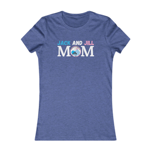 T-shirt pour femme en coton doux à manches courtes et col rond, motif « Family Legacy » bleu chiné, design « Mom », vêtement décontracté et tendance pour tous les jours - Product Image 1