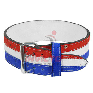 Ceinture de musculation en cuir de vachette fabriquée sur mesure avec boucle à levier - Product Image 4