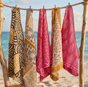 Pañuelo bandana de algodón hecho a mano al por mayor, pañuelo para la cabeza estilo bohemio, banda para el pelo estilo western, bandana con estampado floral para mujer, algodón - Product Image 6