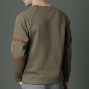 Unique Style Men's 100% Cotton Hooded Pullover <b>Sweatshirt</b> with Pocket Casual <b>Long</b> Sleeve Custom Design & High Quality - Product Image 3