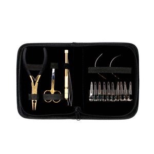 Kit de herramientas comerciales para extensiones de cabello Big Gold con alicates de instalación Microlink, aplicador de gancho, agujas de coser y mini tijeras - Product Image 6