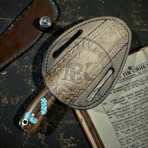 Cuchillo de caza Cowboy Bull Cutter, hoja fija para exteriores, acero raspado de grado industrial, OEM personalizable, AR KNIVES INDUSTRY, punta de caída - Product Image 4