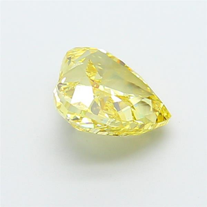 Gema con certificación IGI, corte excelente, 2.17 quilates, claridad VS2, color amarillo intenso fantasía, diamante suelto en forma de corazón, sintético, cultivado en laboratorio. - Product Image 3