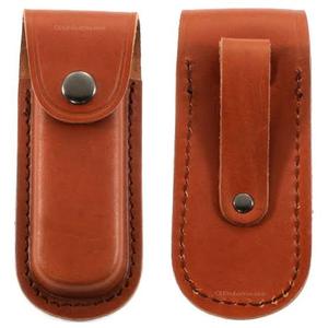 Étui et holster universels en cuir imperméable pour couteau tactique pliable avec passant de ceinture réglable OEM/ODM pour activités de plein air - Product Image 2