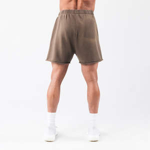 Shorts en molleton de coton délavé pour homme, style jogger de basketball, décontracté pour l'été - Product Image 6