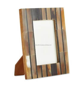 Natural Buffalo Horn Photo <b>Frame</b> Handmade Polished Horn Picture <b>Frame</b> Elegant Decorative Home Decor <b>Frame</b> Gift Item - Product Image 1