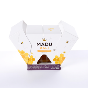 Bandeja Personalizada de 12 Compartimentos para Regalo de Té Premium, Caja de Té de Madera y Bambú de Indonesia - Product Image 3