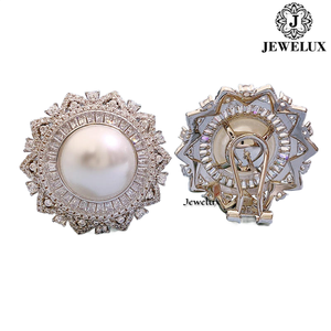 High Quality VVS Moissanite <b>Stud</b> Earrings 925 Sterling <b>Silver</b> Diamond Earring for Parties and Gifts From India - Product Image 1
