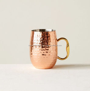 Tasse en cuivre à la recherche d'une tasse en cuivre pur pour boire du café et du thé disponible au prix de gros chez India Expert - Product Image 4