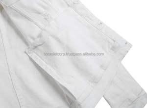 Chaquetas vaqueras para hombre de color personalizado de nuevo estilo, temporada de invierno, buen diseño, cuello levantado, Chaquetas vaqueras de calidad superior - Product Image 6