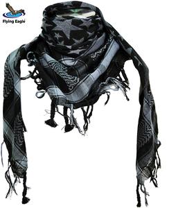 Shemagh arabe premium en coton camouflage, Keffiyeh du désert, écharpe de mode respirante, coupe-vent et anti-poussière pour l'extérieur - Product Image 4