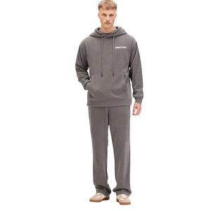 Conjunto Deportivo de 2 Piezas para Hombre, Sudadera con Capucha de Felpa Suave, Pantalones de Pierna Recta, Corte Holgado, Ropa Deportiva Casual Personalizada OEM - Product Image 2