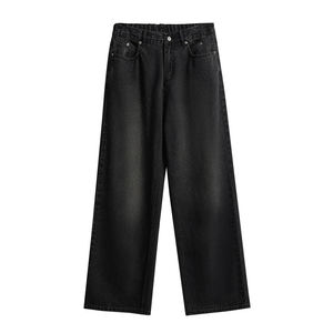 Men's Casual Custom Denim <b>Jeans</b> Trousers Oversized Multi-Pocket Baggy Denim <b>Jeans</b> Comfortable Durable Floor Length with Wide Leg - Product Image 3