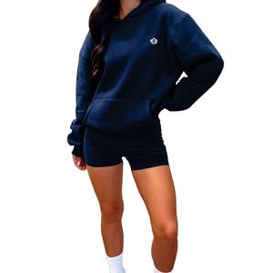 Wholesale Women Oversized Pullover <b>Hoodies</b> Custom Logo Embroidery Unisex OEM Private Label Women's <b>Hoodies</b> Streetwear Casual - Product Image 3