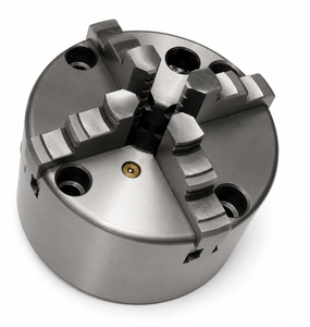 Mandrin auto-centrant à 4 mors de 100 mm à chargement frontal avec mors réversibles (montage frontal) Fabriqué à Delhi - Product Image 2