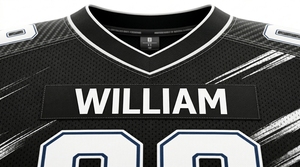 Vente en gros de maillots de football américain personnalisés en taille plus, manches courtes / Nouveautés, hommes, femmes, logo brodé - Product Image 6